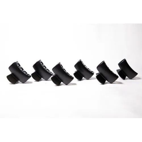 Black Matte Finish Plastic Hair Clutcher