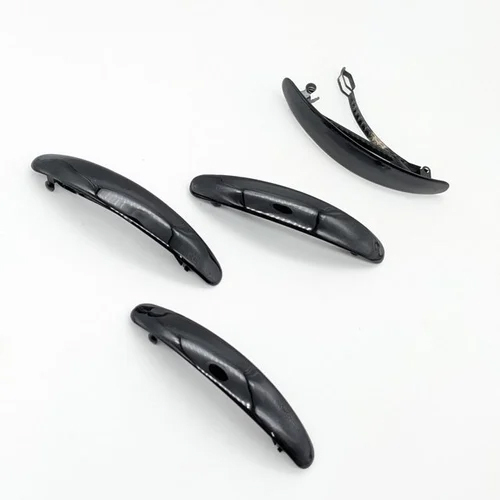 Black Metal Hair Clips