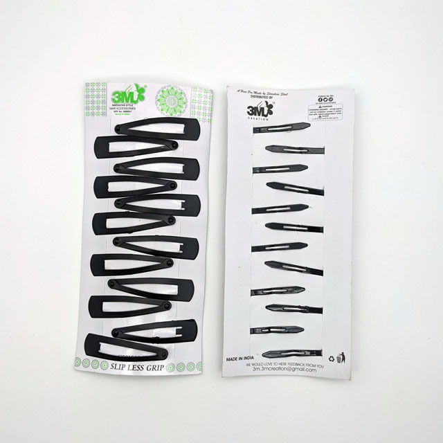 REGULAR JUMBO METAL HAIR TIC TAC PIN